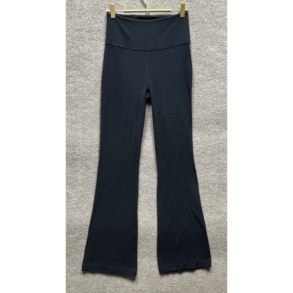 Lululemon Groove Flare Pants Super High-Rise Size 6 Black HR HW EUC Athleisure